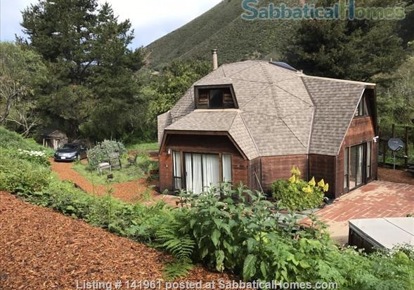 SabbaticalHomes.com Listing #141961, a geodesic dome house for rent in Big Sur, California.