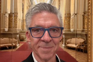Alex Carballo-Dieguez at the Teatro Colón Opera House in Buenos Aires Argentina.